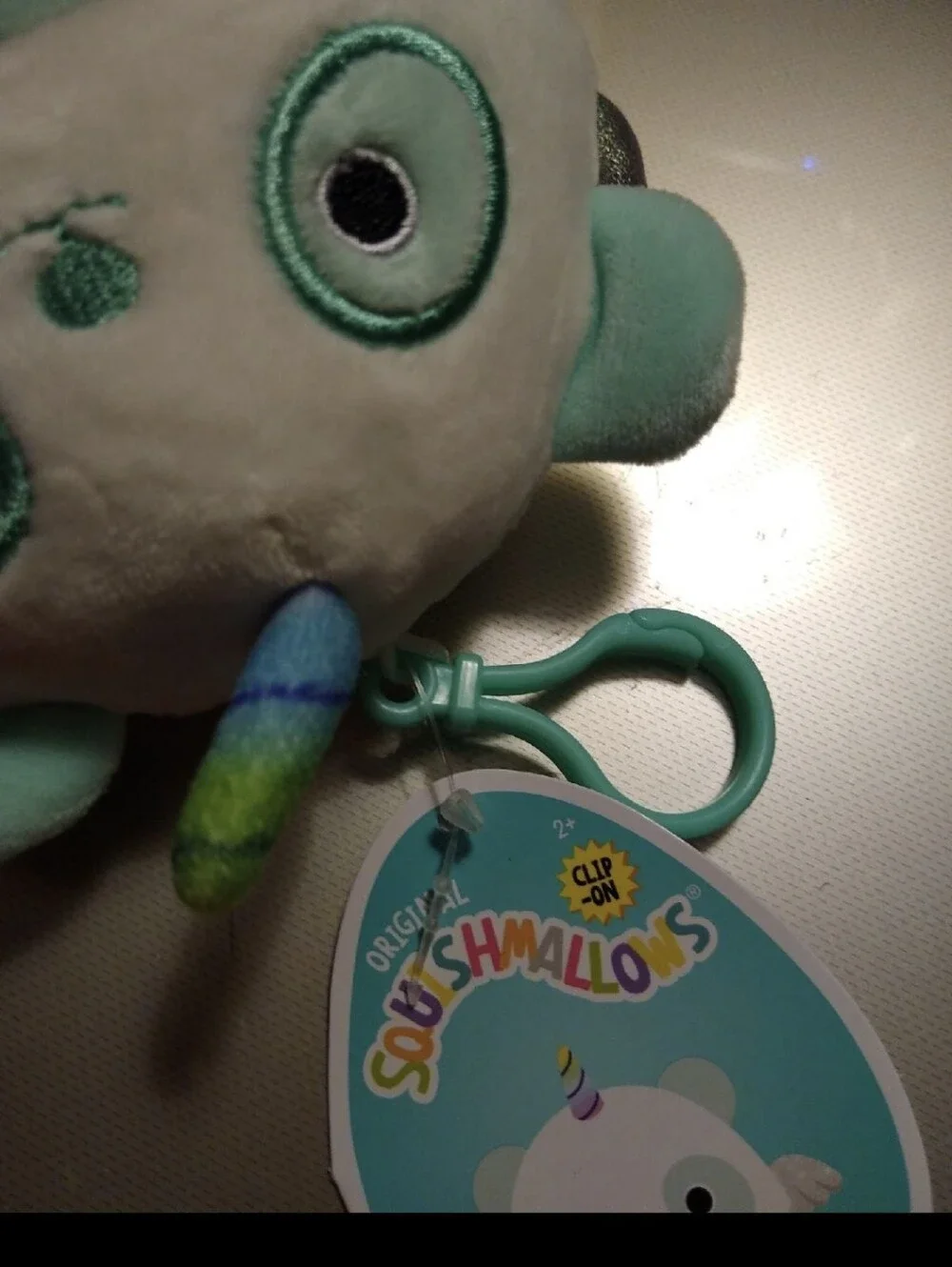 Squishmallows Felicia Panda Unicorn Keychain Bag Clip New